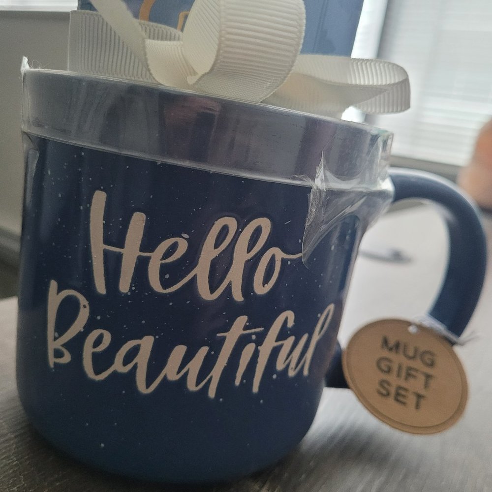 Hello Beautiful Mug and Book Gift Set